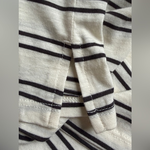 Maurices Cream and Black Striped Top - Picture 4 of 5